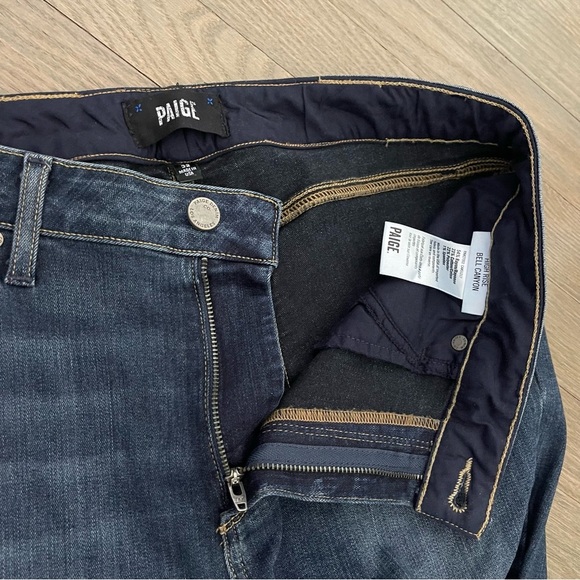 Anthropologie Paige Bell Canyon High Rise Flare Jeans Size 32 - Picture 9 of 12